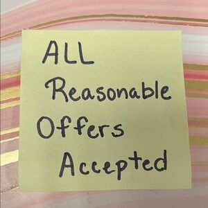 All Reasonable Offers Accepted Sign